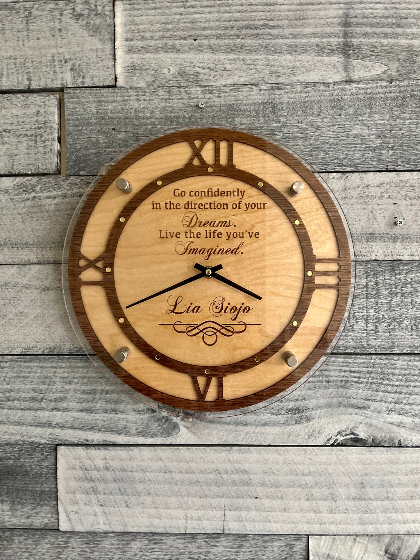 Custom Wall Clock, Personalised Wall Clock, Office Gifts, Gift for him, Gift for Her, Retirement Gift, Appreciation Gift, House Warming Gift